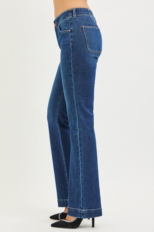 RISEN Tummy Control High Rise Bootcut Jeans