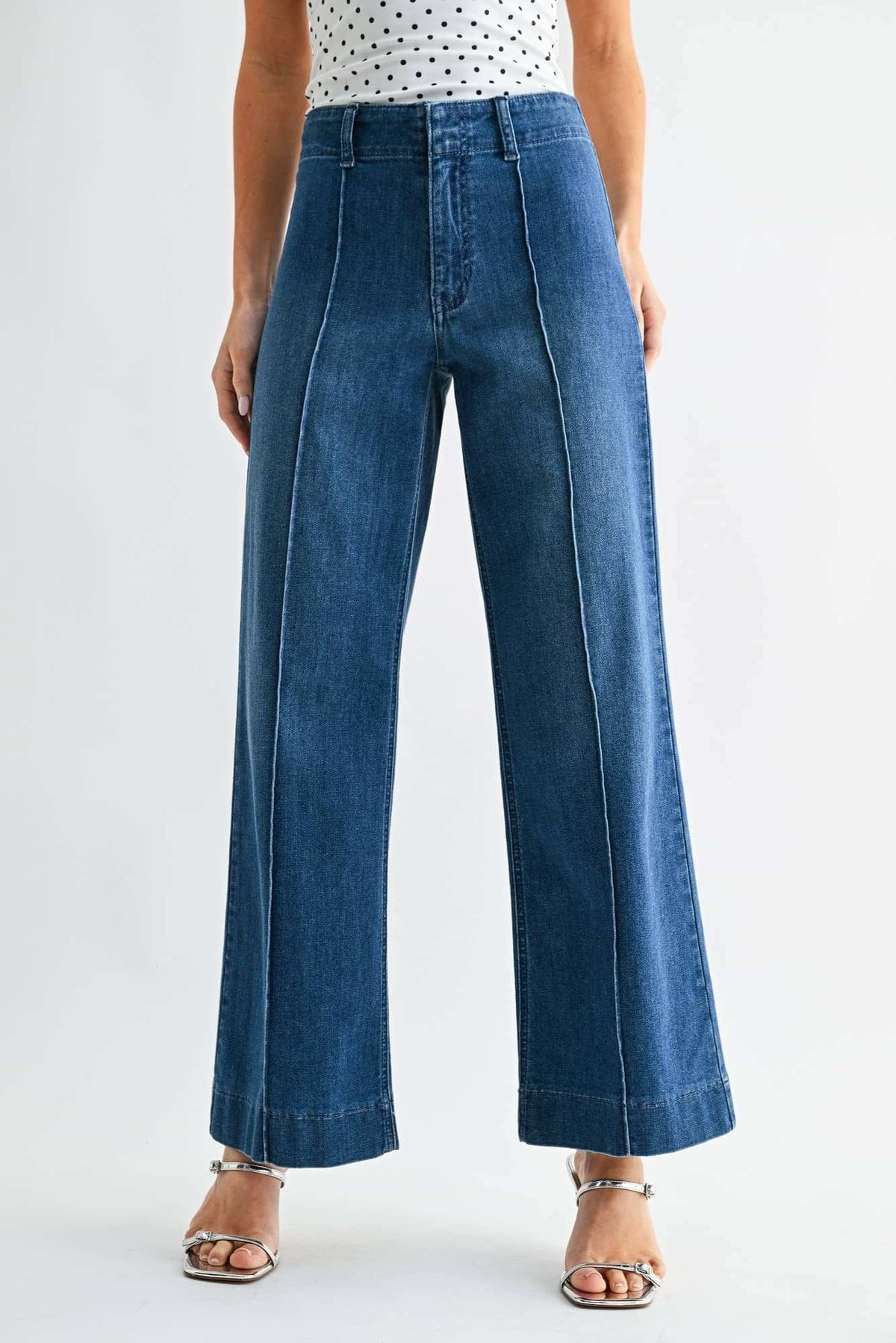 DP835 - MD - Pintuck Trouser Wide Leg