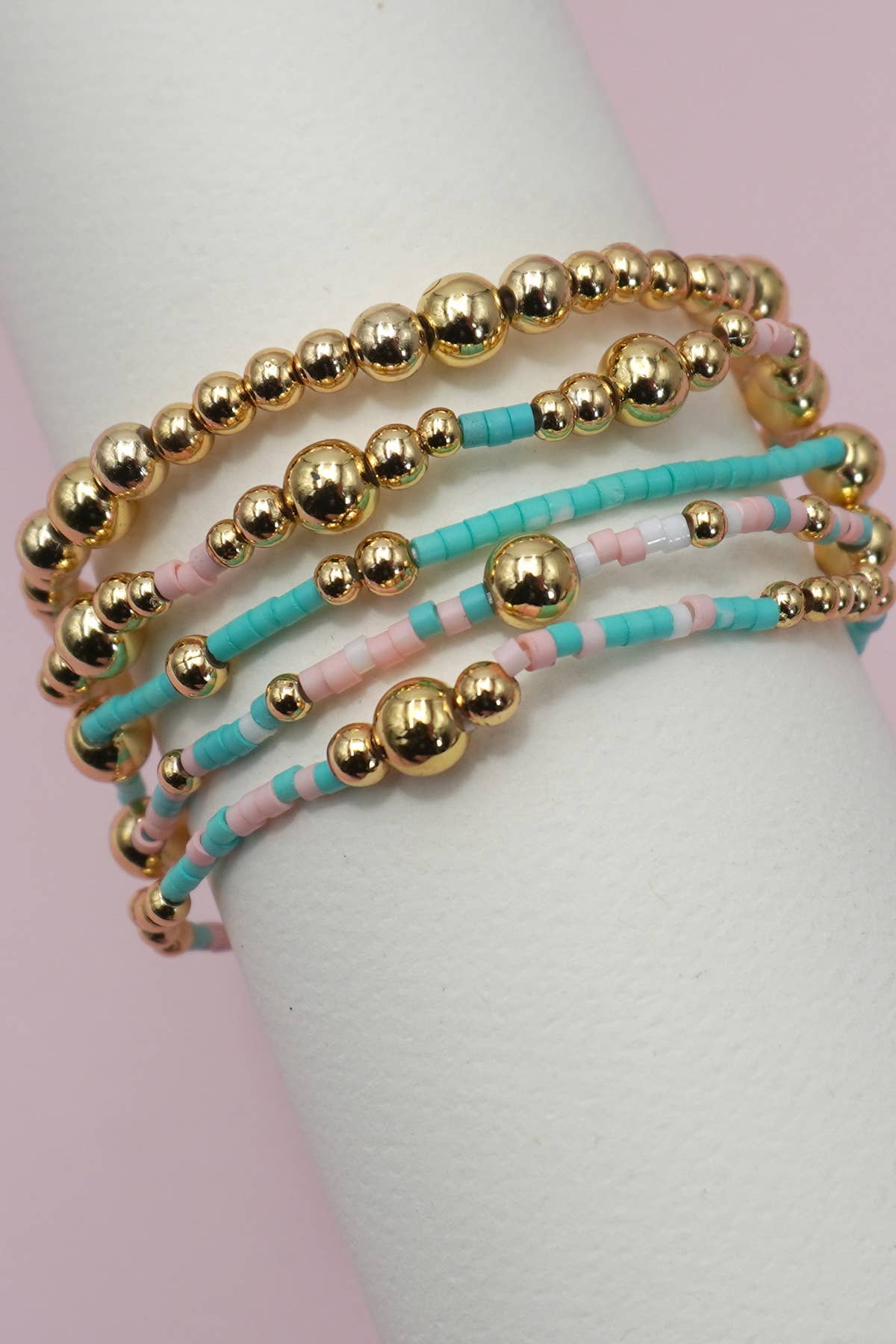 Multi Layer Stretch Bracelet Set