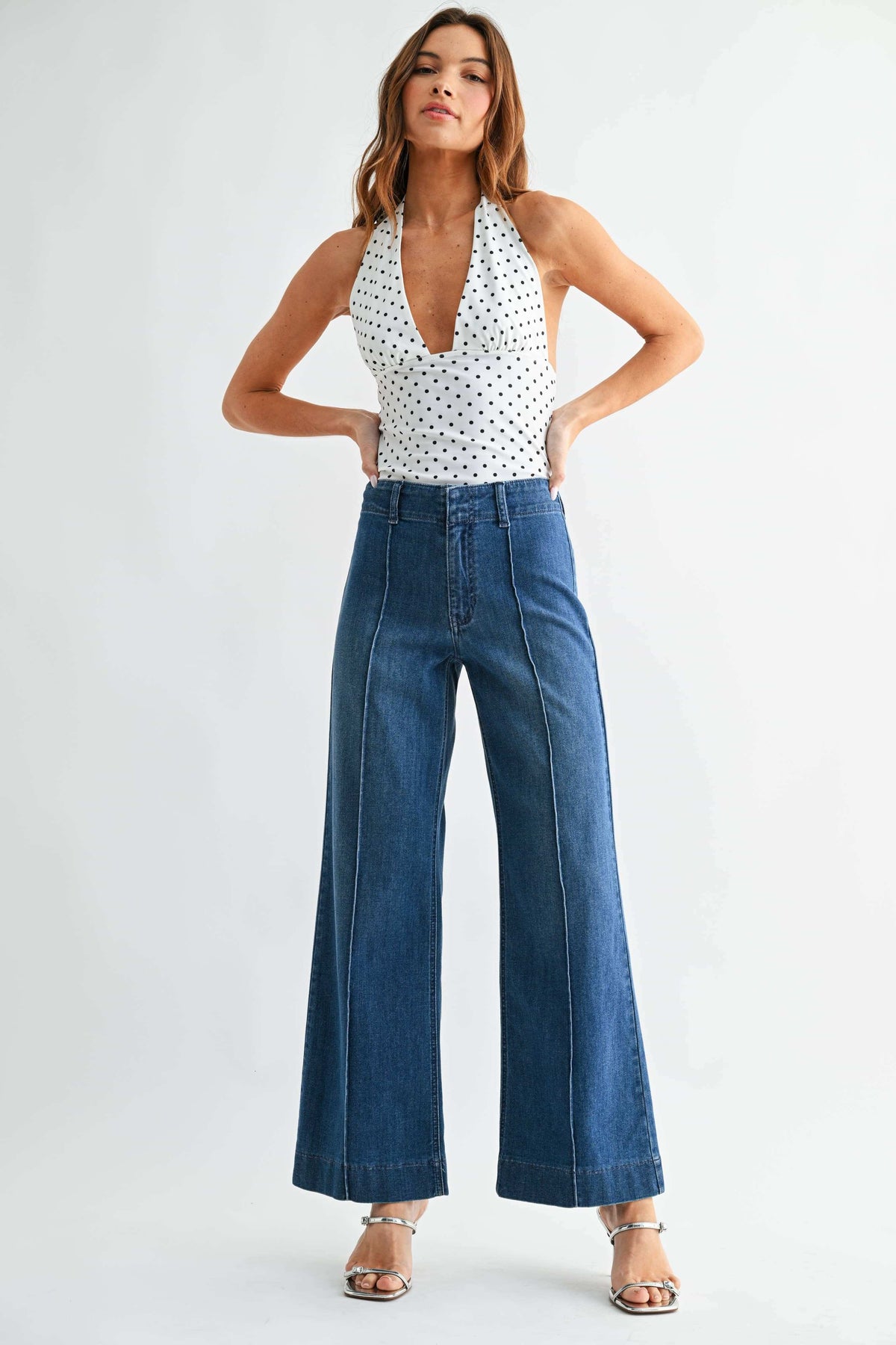 DP835 - MD - Pintuck Trouser Wide Leg